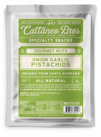onion garlic pistachios