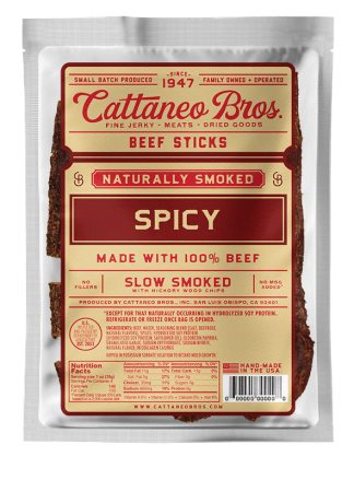 Natural Smoked Beef Sticks Spicy